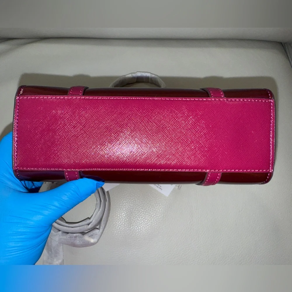 Kate Spade New York KENZIE SMALL TOTE Dark Raspberry - Picture 4 of 10